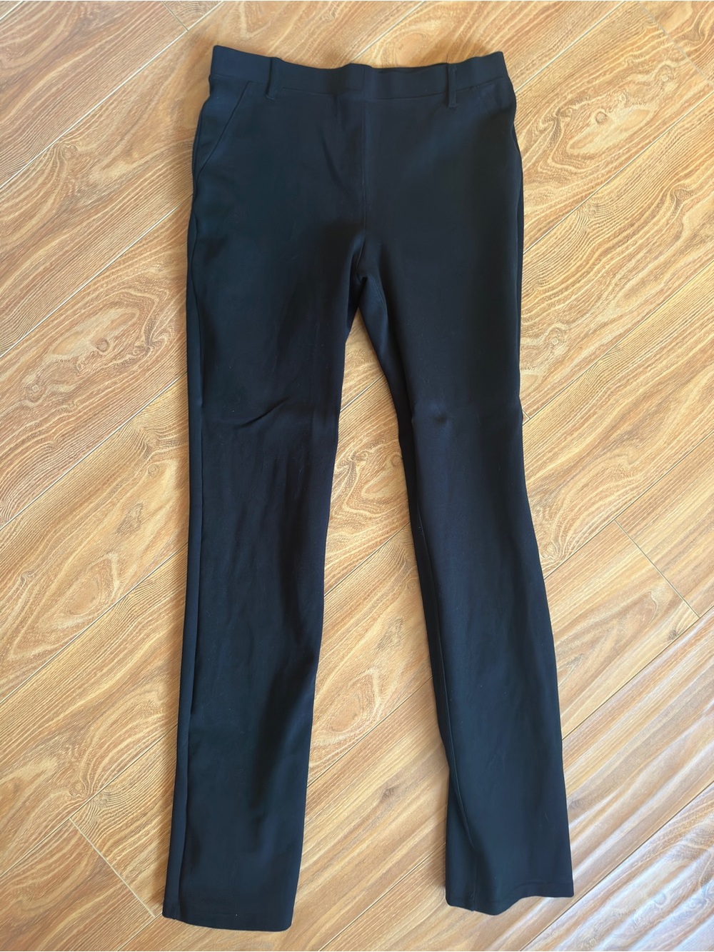 Quince Black Tailored Ponte Pants Medium Ultra Stretch Work Pant